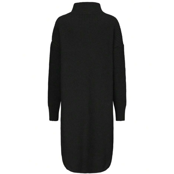 Cozy Solid Button Down High Neck Pockets Oversized Cardigan - Picture 2 of 4